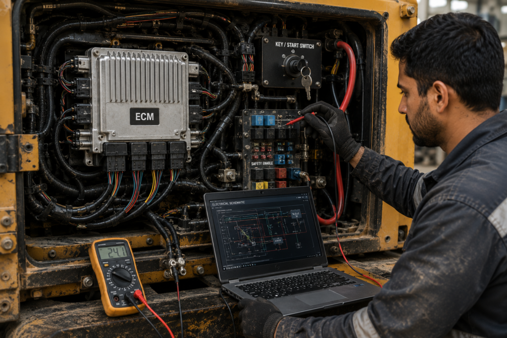Checking ECM power