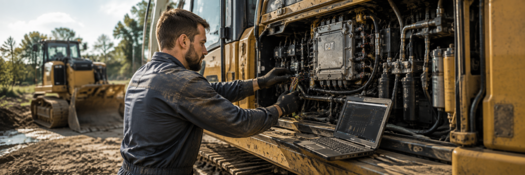 Electronic diesel engine for heavy machinery